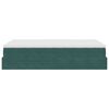 vidaXL Ottoman bed met matras 120x200cm fluweel donkergroen