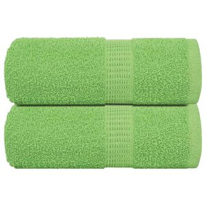 vidaXL Washandjes FROGN 2 st 30x30 cm 360 g/m&sup2; appelgroen