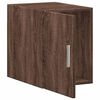 vidaXL Wandkast 30x42,5x40 cm bewerkt hout bruin eikenkleur