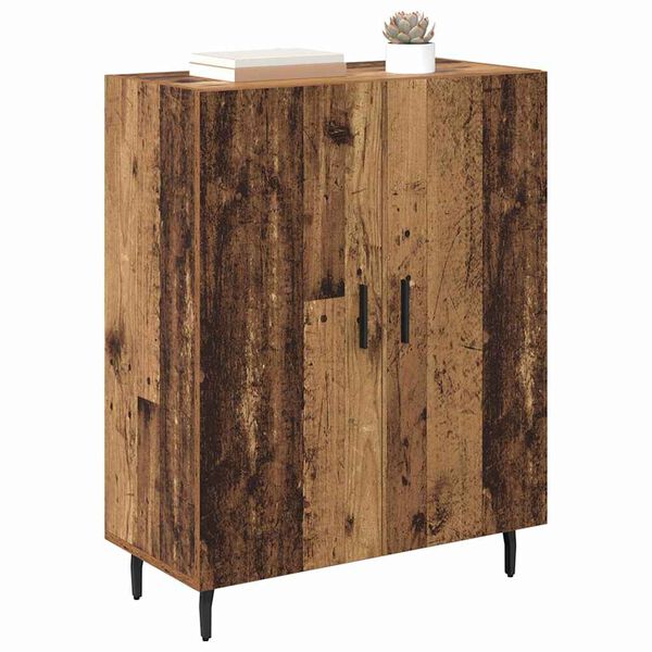 vidaXL Dressoir Oudhout 69,5 x 34 x 90 cm Bewerkt hout