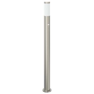 vidaXL Bolderverlichting met sensor 110 cm roestvrij staal IP44