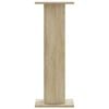 vidaXL Speakerstandaards 2 st 30x30x80 cm bewerkt hout sonoma eiken