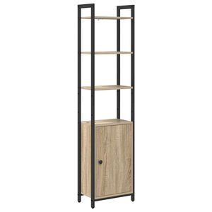 vidaXL Boekenkast Sonoma Eiken 40 x 24 x 161 cm Bewerkt hout