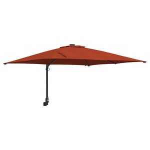vidaXL Tuinparasol Terracotta 248,5 x 247,5 x 160 cm