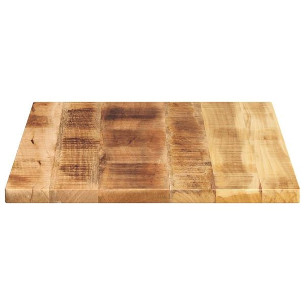 vidaXL Tafelblad rechthoekig 90x60x2,5 cm massief ruw mangohout