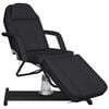 vidaXL Massagetafel 180x62x(87-112) cm zwart