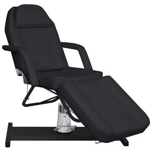 vidaXL Massagetafel 180x62x(87-112) cm zwart