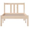 vidaXL Bedframe massief hout 75x190 cm