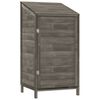 vidaXL Tuinschuur 55x52x112 cm massief vurenhout antracietkleurig