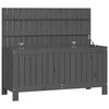 vidaXL Tuinbox 108x42,5x54 cm massief grenenhout grijs