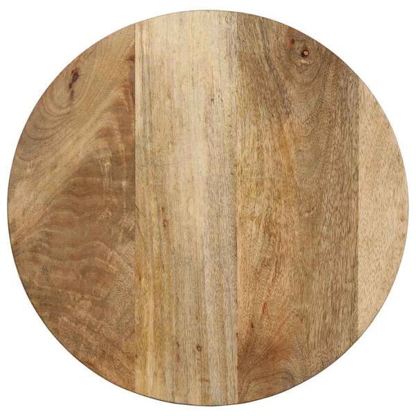 vidaXL Bijzettafel &Oslash;40x40 cm massief mangohout