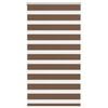 vidaXL Zebra rolgordijn 75x150 cm stofbreedte 70,9 cm polyester bruin