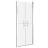 vidaXL Douchedeur 76x190 cm ESG mat