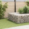 vidaXL Gabion plantenbak verhoogd kubus 60x60x60 cm staaldraad