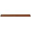 vidaXL Raamsokkel Bruin Hout 160 x 25 x 4,5 cm PVC