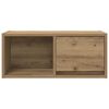 vidaXL TV-meubel 60x31x25,5 cm bewerkt hout artisanaal eikenkleur