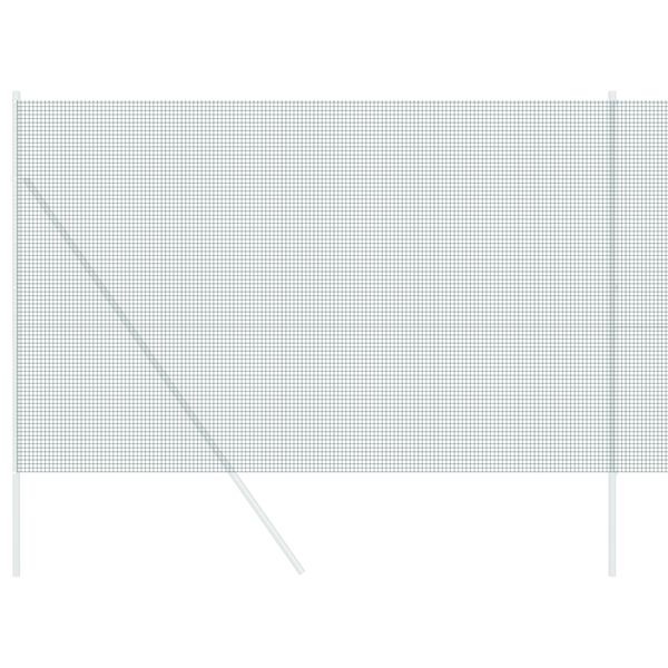 vidaXL Gelaste draadhek Groen 1.5 x 25 m Staal