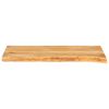 vidaXL Tafelblad met natuurlijke rand 90x20x2,5 cm massief mangohout