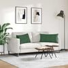 vidaXL Sofa Kussens 2 stuks Donkergroen 80 x 40 cm Cordstof