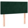vidaXL Hoofdbord 100x5x78/88 cm fluweel donkergroen