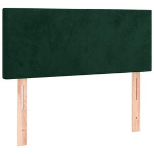 vidaXL Hoofdbord 100x5x78/88 cm fluweel donkergroen