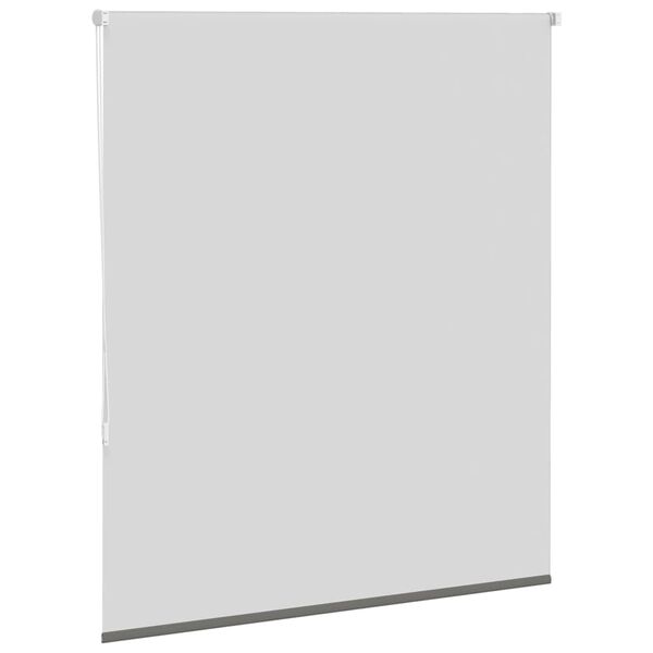 vidaXL Rolgordijn verduisterend 125x130 cm stofbreedte 121,6 cm grijs