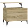vidaXL Salontafel 60x44,5x45 cm bewerkt hout sonoma eikenkleurig