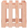 vidaXL Plantenbak met hekontwerp 40x40x40 cm massief douglashout
