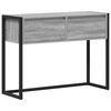 vidaXL Bijzettafel Grijs Sonoma 100 x 36 x 75 cm Bewerkt hout