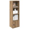 vidaXL Boekenkast 31x24x102 cm bewerkt hout artisanaal eikenkleurig