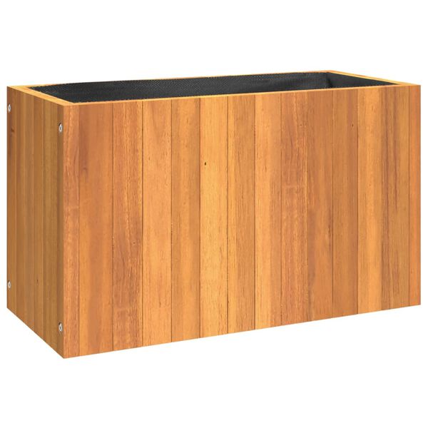 vidaXL Plantenbak 59x27,5x35 cm massief acaciahout