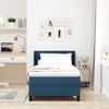vidaXL Boxspringbed met matras Blauw 200 x 90 cm Polyester