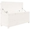 vidaXL Bankje 110x41x76,5 cm massief grenenhout wit