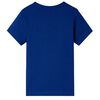 Kindershirt met korte mouwen 116 donkerblauw