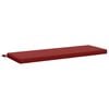 vidaXL Bankkussen SOEST 100% Polyester Wijnrood 110 x 40 x 5 cm
