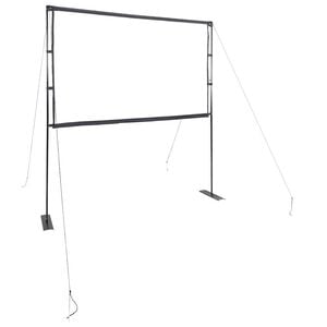 vidaXL Projectiescherm met standaards 84 inch 16:9