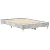 vidaXL Bedframe zonder matras 140x190 cm spaanplaat betongrijs