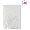 vidaXL Stof Sheet 12 st Transparant 400 x 500 cm HDPE