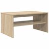 vidaXL Salontafel Sonoma Eiken 80 x 50 x 40 cm Bewerkt hout