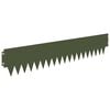vidaXL Tuinrand 10 pcs 103 x 20 cm metaal Olijfgroen