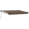 vidaXL Uitschuifbare luifel Taupe 3 x 2 m 100% Polyester en Aluminium
