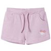 Kindershorts met trekkoord 140 gemengd lila