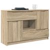 vidaXL Dressoir met lade Sonoma Eiken 100 x 30 x 65,6 Bewerkt hout