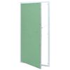 vidaXL Toegangs paneel Groen en Zilver 55 x 105 cm