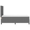 vidaXL Boxspring bed Lichtgrijs en wit. 203 x 80 x 128 cm