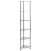 vidaXL Kastje 6-laags 30x30x160 cm gehard glas transparant