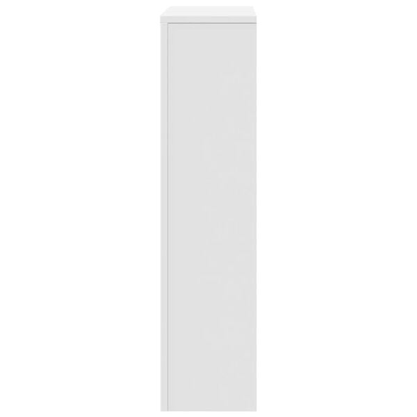 vidaXL Radiatorombouw 104x20x82 cm bewerkt hout wit