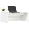 vidaXL Wandbureau Wandgemonteerd Wit 80 x 45 x 30 cm Bewerkt hout