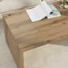 vidaXL Salontafel Artisan Eiken 95 x 50 x 34 cm Bewerkt hout