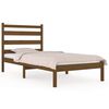 vidaXL Bedframe grenenhout honingbruin 75x190 cm